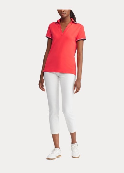 Women's Ralph Lauren Piqué Short-Sleeve Golf Shirts | 860295QOR